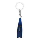 Maxbell Scuba Diving Fins Flippers Key Chain Holder Keyring Keychain  Blue