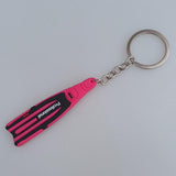 Maxbell Scuba Diving Fins Flippers Key Chain Holder Keyring Keychain  Pink