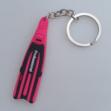 Maxbell Scuba Diving Fins Flippers Key Chain Holder Keyring Keychain  Pink