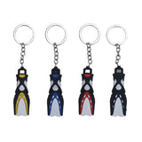 Maxbell Novelty Mini Dive Fins Flippers Key Chain Holder Key Ring Keychain Yellow