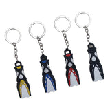 Maxbell Novelty Mini Dive Fins Flippers Key Chain Holder Key Ring Keychain Yellow