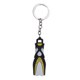 Maxbell Novelty Mini Dive Fins Flippers Key Chain Holder Key Ring Keychain Yellow