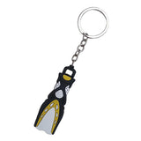 Maxbell Novelty Mini Dive Fins Flippers Key Chain Holder Key Ring Keychain Yellow