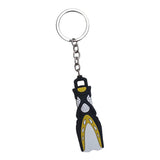 Maxbell Novelty Mini Dive Fins Flippers Key Chain Holder Key Ring Keychain Yellow