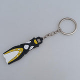 Maxbell Novelty Mini Dive Fins Flippers Key Chain Holder Key Ring Keychain Yellow