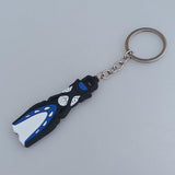 Maxbell Novelty Mini Dive Fins Flippers Key Chain Holder Key Ring Keychain Blue