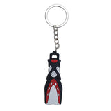 Maxbell Novelty Mini Dive Fins Flippers Key Chain Holder Key Ring Keychain Red