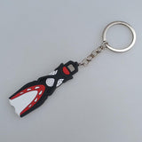 Maxbell Novelty Mini Dive Fins Flippers Key Chain Holder Key Ring Keychain Red