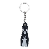 Maxbell Novelty Mini Dive Fins Flippers Key Chain Holder Key Ring Keychain Black
