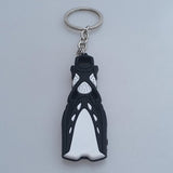 Maxbell Novelty Mini Dive Fins Flippers Key Chain Holder Key Ring Keychain Black