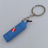 Maxbell Novelty Mini Diving Tank Key Chain Holder Dive Flag Keyring Keychain Blue