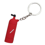 Maxbell Novelty Mini Diving Tank Key Chain Holder Dive Flag Keyring Keychain Red