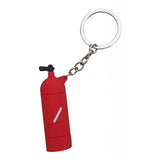 Maxbell Novelty Mini Diving Tank Key Chain Holder Dive Flag Keyring Keychain Red