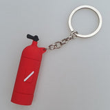 Maxbell Novelty Mini Diving Tank Key Chain Holder Dive Flag Keyring Keychain Red
