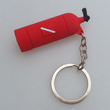 Maxbell Novelty Mini Diving Tank Key Chain Holder Dive Flag Keyring Keychain Red