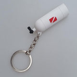 Maxbell Novelty Mini Diving Tank Key Chain Holder Dive Flag Keyring Keychain White