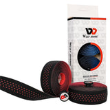 Maxbell 2Pcs Bicycle Handlebar Tape PU Leather Fishing Rod Wrap End Plugs Assorted
