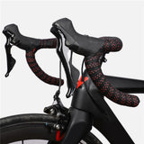 Maxbell 2Pcs Bicycle Handlebar Tape PU Leather Fishing Rod Wrap End Plugs Green