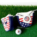 Maxbell PU Golf Club Rescue Head Cover Golf Putters Headcover America Flag