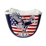 Maxbell PU Golf Club Rescue Head Cover Golf Putters Headcover America Flag