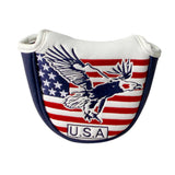 Maxbell PU Golf Club Rescue Head Cover Golf Putters Headcover America Flag