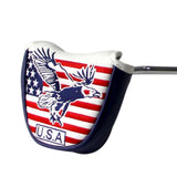 Maxbell PU Golf Club Rescue Head Cover Golf Putters Headcover America Flag