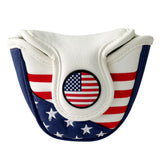 Maxbell PU Golf Club Rescue Head Cover Golf Putters Headcover America Flag