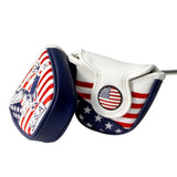 Maxbell PU Golf Club Rescue Head Cover Golf Putters Headcover America Flag