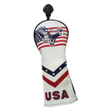 Maxbell PU Golf Woods Headcover 460cc Driver Hybird Rescue Wood Head Cover Protector