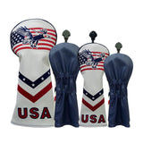 Maxbell 4pcs/Set Golf Headcover 460cc Driver Wood Head Cover with No. Tag