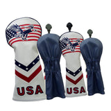 Maxbell 4pcs/Set Golf Headcover 460cc Driver Wood Head Cover with No. Tag