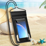 Maxbell Waterproof Floating Phone Case Dry Pouch Bag with Lanyard for Swimming Beach