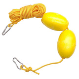 Maxbell High Strength Kayak Tow Rope Throw Line with Dual EVA Floats Clip Accessory
