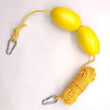 Maxbell High Strength Kayak Tow Rope Throw Line with Dual EVA Floats Clip Accessory