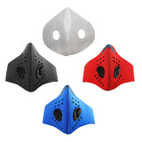 Maxbell Cycling Mask Motorcycle Bicycle Half Facemask Dust Pollution Filter Red