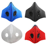 Maxbell Cycling Mask Motorcycle Bicycle Half Facemask Dust Pollution Filter Red