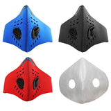 Maxbell Cycling Mask Motorcycle Bicycle Half Facemask Dust Pollution Filter Red