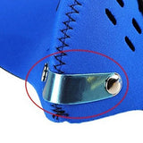 Maxbell Cycling Mask Motorcycle Bicycle Half Facemask Dust Pollution Filter Blue