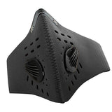 Maxbell Cycling Mask Motorcycle Bicycle Half Facemask Dust Pollution Filter Black