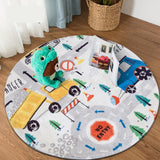 Maxbell High-end Kids Play Mat Child Activity Soft Gym Crawl Rug Floor Decor 3x3' Gray