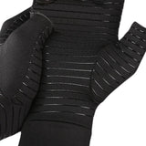 Compression Gloves Hands Arthritis Carpal Tunnel Support Brace M Black