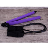 Maxbell Portable Pilates Bar  Adjustable Exercise Stick Resistance Band Tube Purple