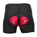 Maxbell Cycling 3D Padded Shorts Bike Cycling Underwear Tight Short Pants Red 2XL
