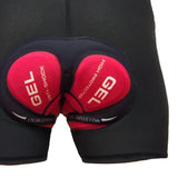 Maxbell Cycling 3D Padded Shorts Bike Cycling Underwear Tight Short Pants Red 2XL