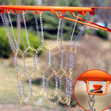 Maxbell 12-Loop Basketball Net Zinc Plated Steel Indoor Outdoor Rim Loop Golden