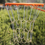 Maxbell 12-Loop Basketball Net Zinc Plated Steel Indoor Outdoor Rim Loop Golden