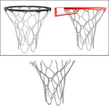 Maxbell 12-Loop Basketball Net Zinc Plated Steel Indoor Outdoor Rim Loop Golden