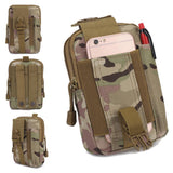 Waterproof Tactical Waist Bag Belt Pack Molle Pouch Desert Digital Color