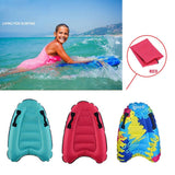 Maxbell Portable Inflatable Surf Body Board with Handle Swimming Floating Mat Multi