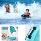 Maxbell Portable Inflatable Surf Body Board with Handle Swimming Floating Mat Multi